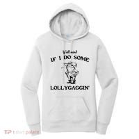 YAll Mind If I Do Some Lollygaggin Cute Frog Women's Hoodie thumb 0