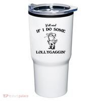 YAll Mind If I Do Some Lollygaggin Cute Frog Tumbler thumb 0