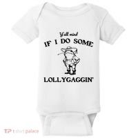 YAll Mind If I Do Some Lollygaggin Cute Frog Baby Bodysuit thumb 0