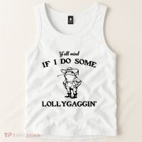 YAll Mind If I Do Some Lollygaggin Cute Frog Tank Top thumb 2