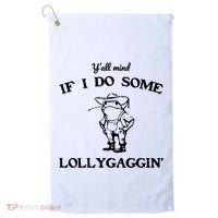 YAll Mind If I Do Some Lollygaggin Cute Frog Golf Towel thumb 0