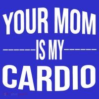 Your Mom Is My Cardio Funny Gym Saying Meaningful Gift Visor thumb 3