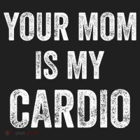 Your Mom Is My Cardio Funny Cool Gift Beanie thumb 2