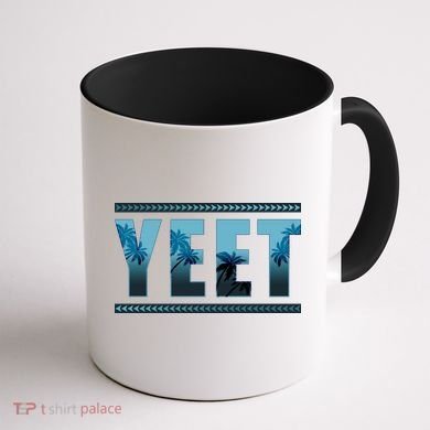Cool Yeet Meme Coffee Mug back