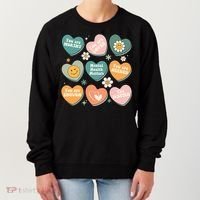 You Matter Kindness Be Kind Groovy Mental Health Matters Women's Sweatshirt thumb 0