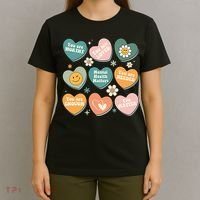 You Matter Kindness Be Kind Groovy Mental Health Matters T-Shirt thumb 4