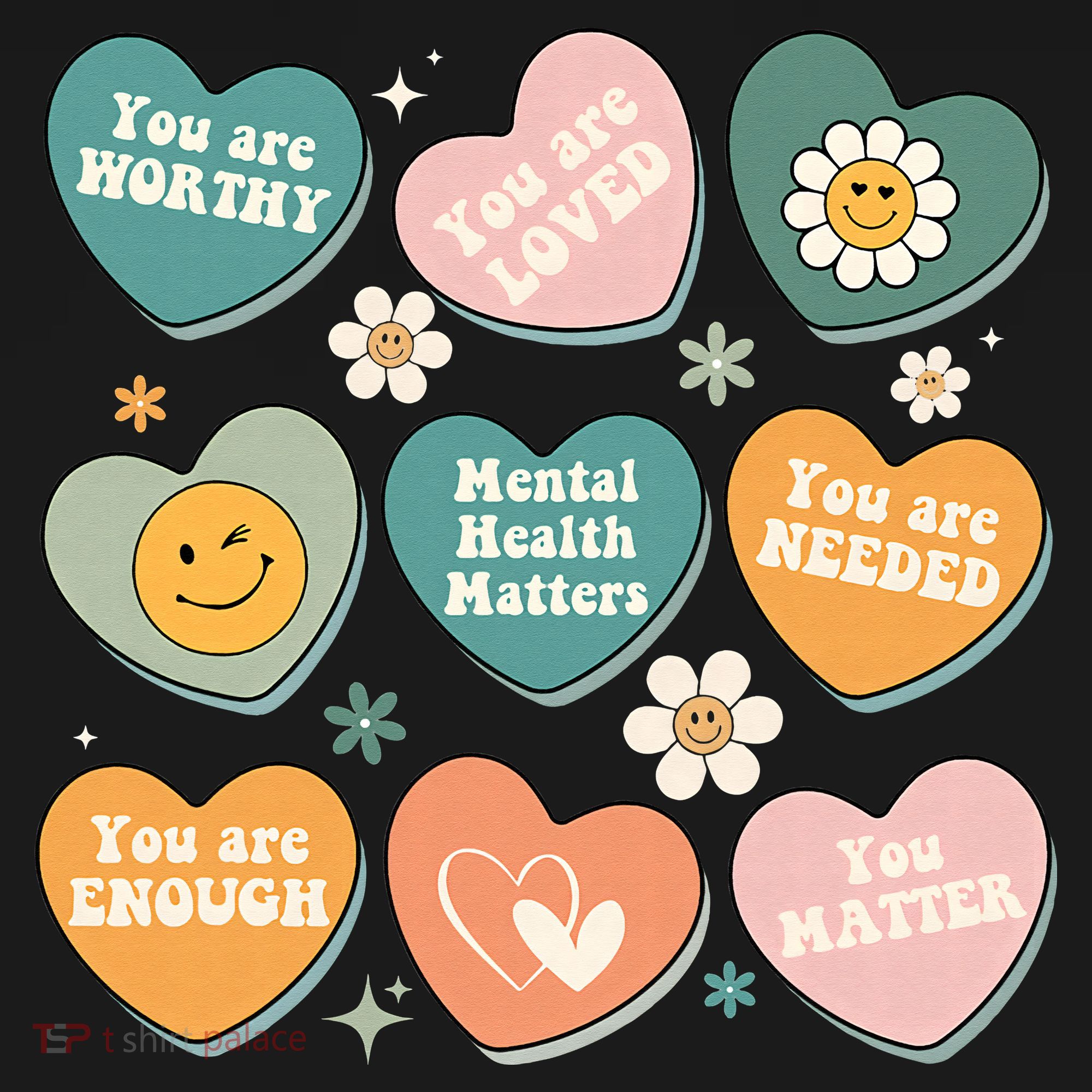 You Matter Kindness Be Kind Groovy Mental Health Matters Women's Hoodie