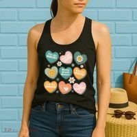 You Matter Kindness Be Kind Groovy Mental Health Matters Women's Tank Top thumb 2