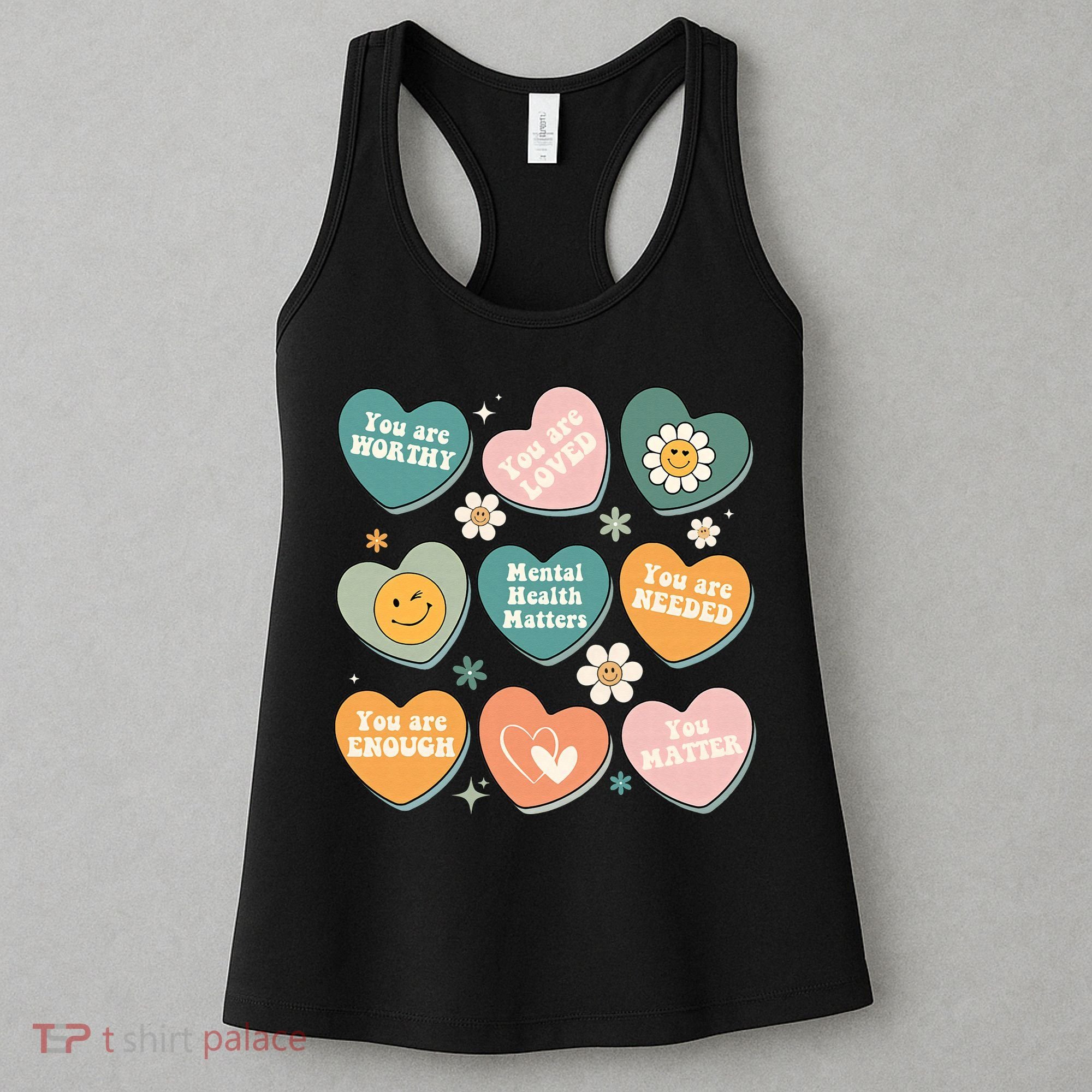 You Matter Kindness Be Kind Groovy Mental Health Matters Women's Tank Top