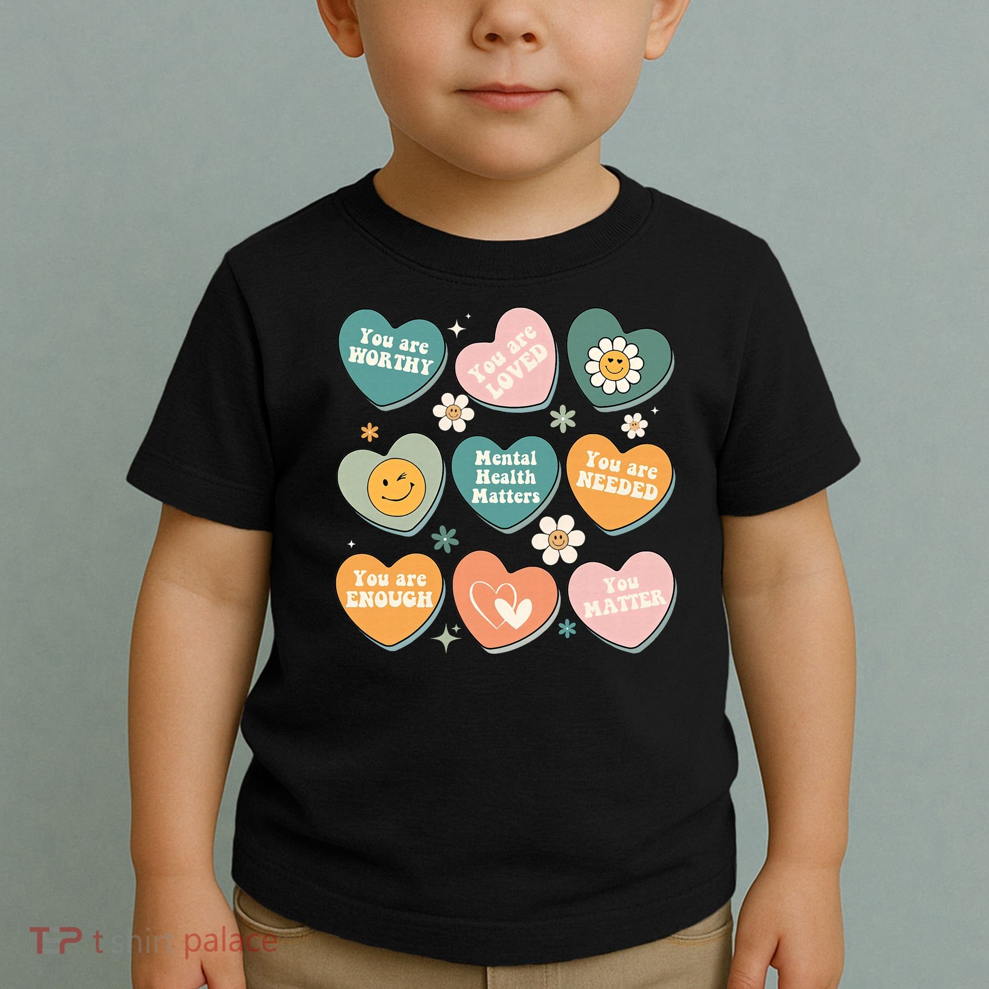 You Matter Kindness Be Kind Groovy Mental Health Matters Toddler T-Shirt