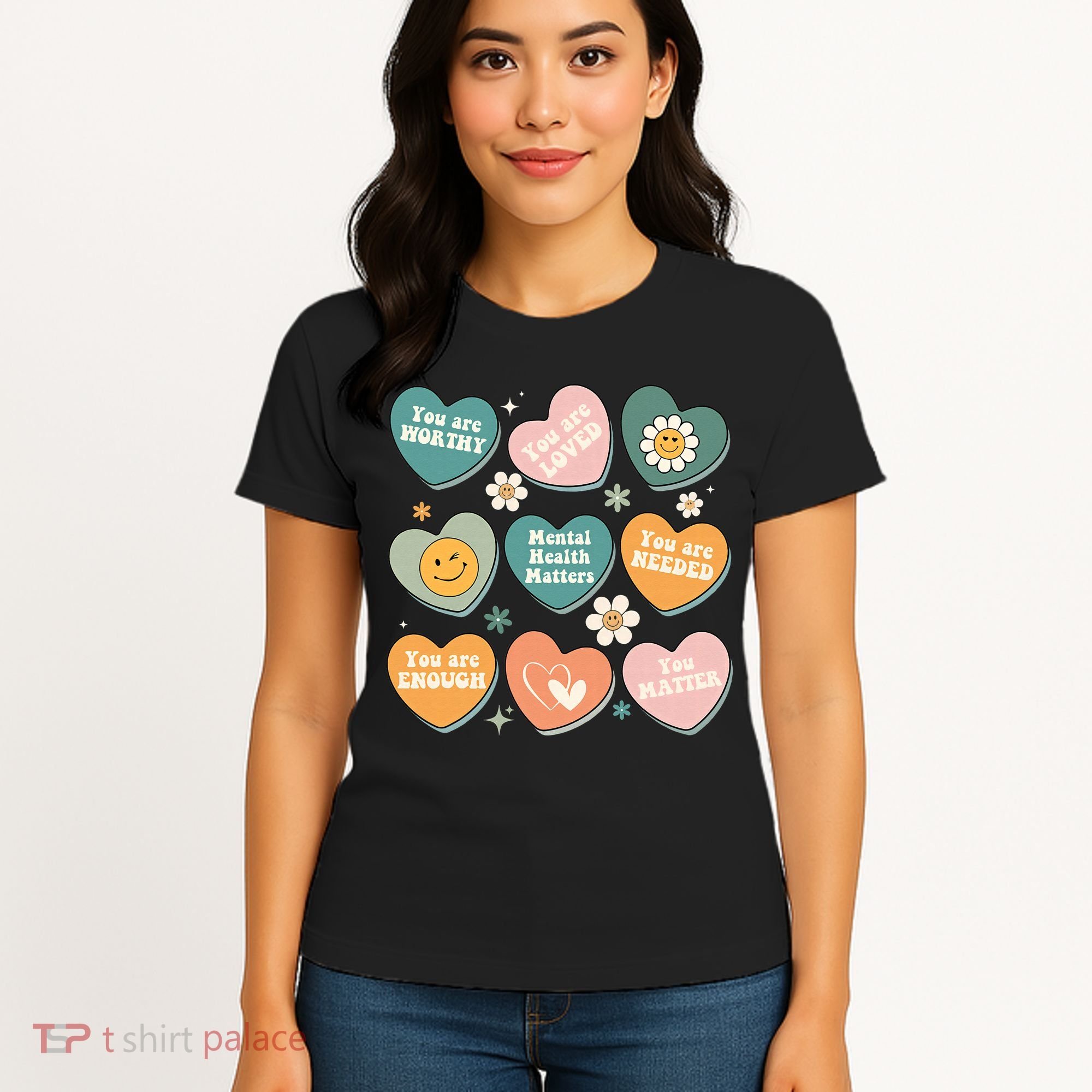 You Matter Kindness Be Kind Groovy Mental Health Matters Women's T-Shirt