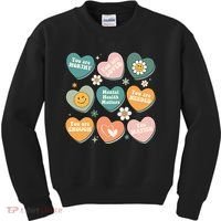 You Matter Kindness Be Kind Groovy Mental Health Matters Kids Sweatshirt thumb 0