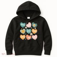 You Matter Kindness Be Kind Groovy Mental Health Matters Kids Hoodie thumb 0