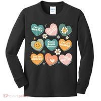 You Matter Kindness Be Kind Groovy Mental Health Matters Kids Long Sleeve Shirt thumb 0