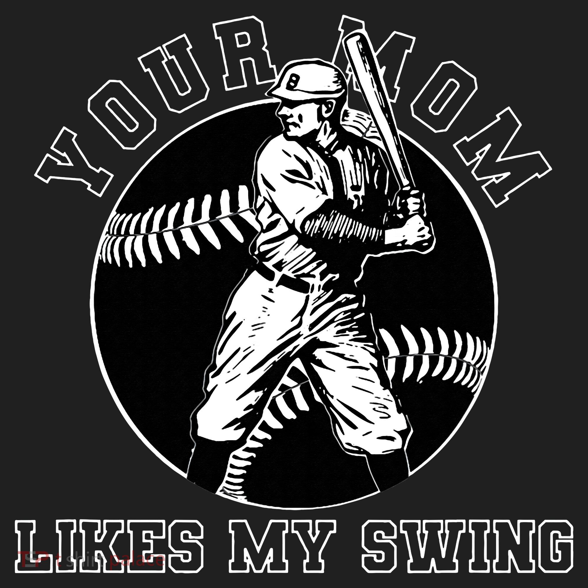 Your Mom Likes My Swing Funny Baseball Beanie