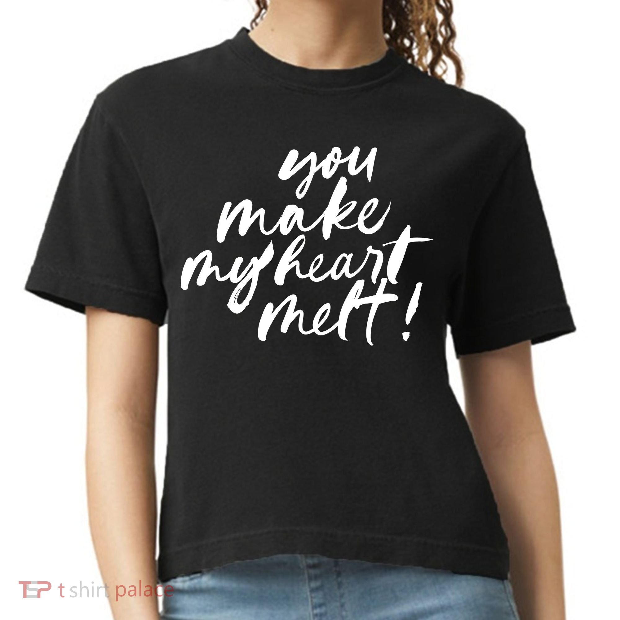 You Make My Heart Melt Cute Gift Comfort Colors Boxy T-Shirt