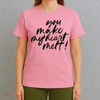 You Make My Heart Melt Cute Gift T-Shirt thumb 4