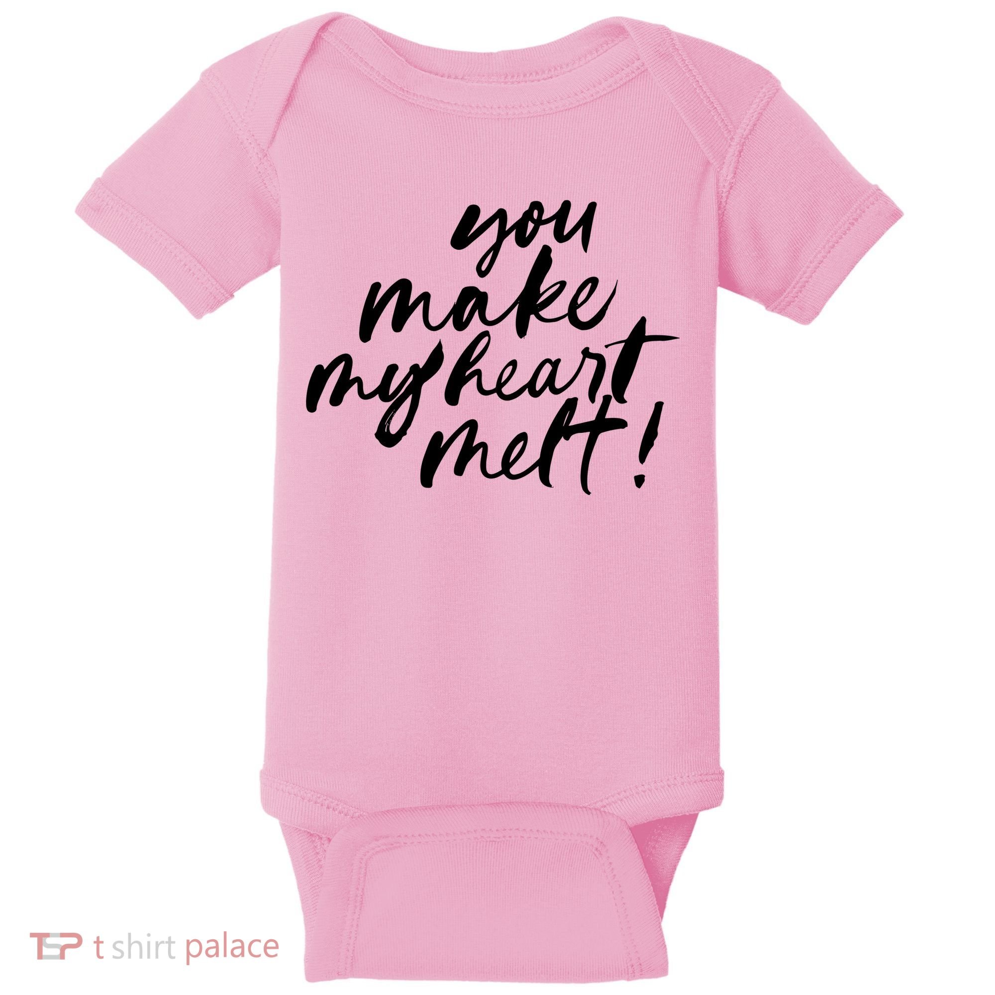 You Make My Heart Melt Cute Gift Baby Bodysuit