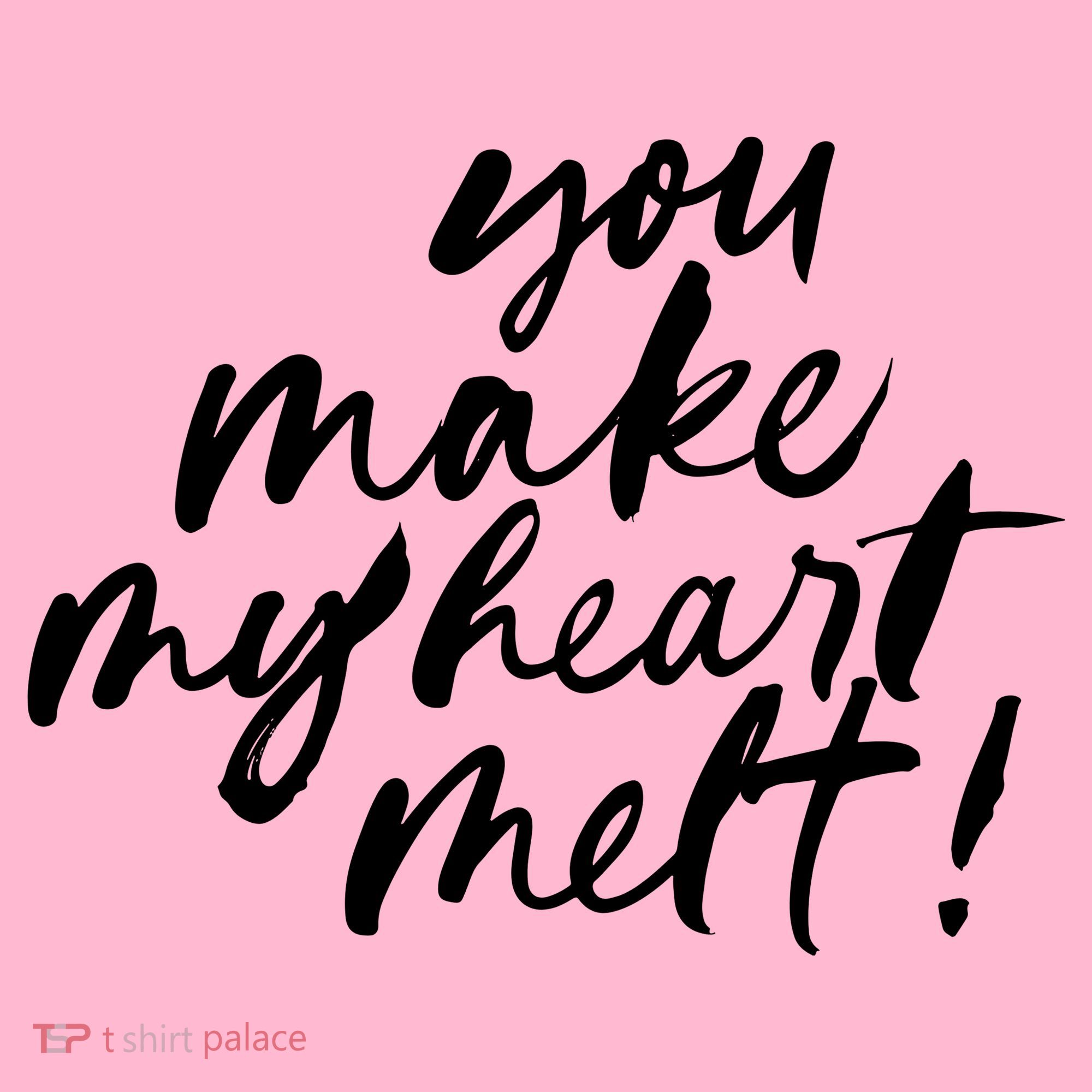 You Make My Heart Melt Cute Gift Baby Bodysuit