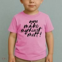 You Make My Heart Melt Cute Gift Toddler T-Shirt thumb 2