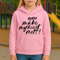 You Make My Heart Melt Cute Gift Kids Hoodie thumb 3