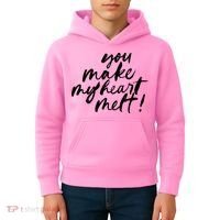 You Make My Heart Melt Cute Gift Kids Hoodie thumb 4