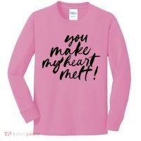 You Make My Heart Melt Cute Gift Kids Long Sleeve Shirt thumb 0