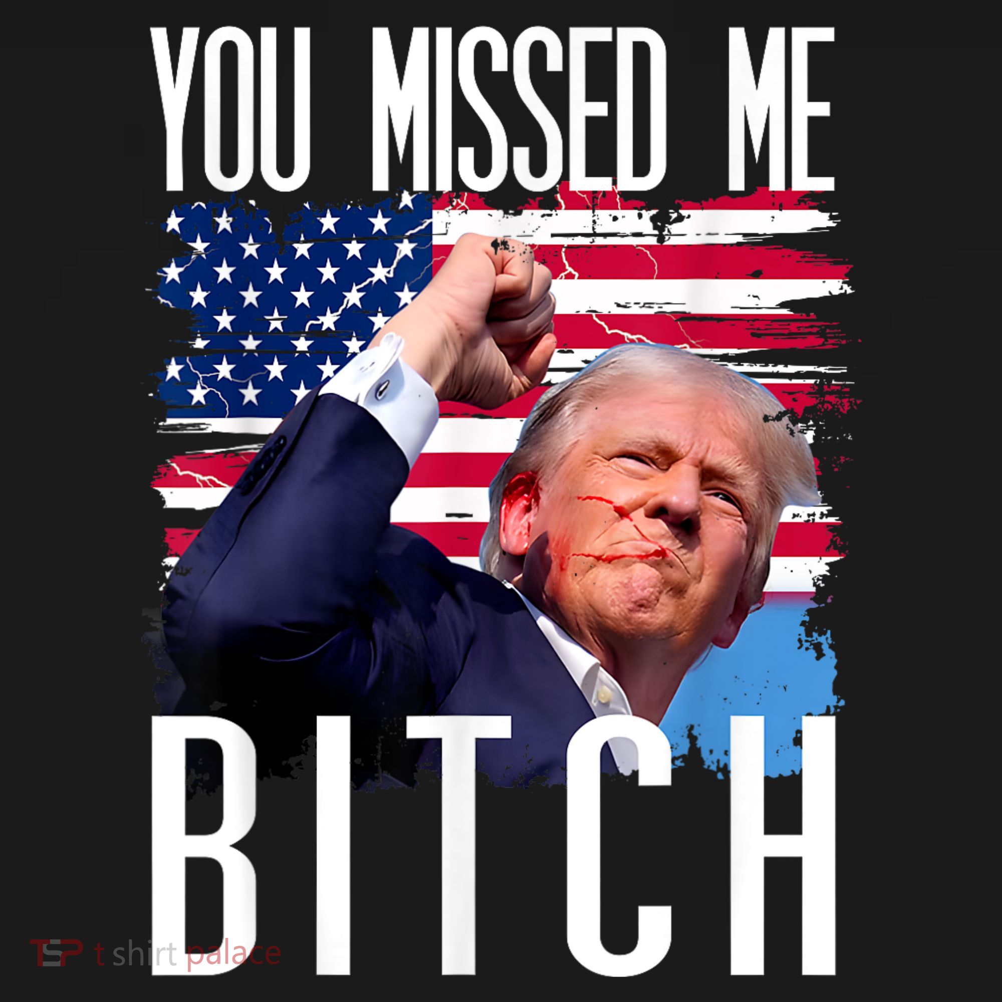 You Missed Me Bitch Trump 2024 Survived Election Rally Women's Tank Top