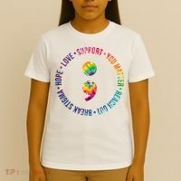 You Matter Mental Health Awareness Colorful T-Shirt thumb 4