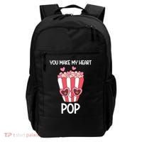You Make My Heart Pop Funny Popcorn Backpack thumb 0