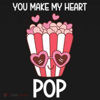 You Make My Heart Pop Funny Popcorn Toddler Hoodie thumb 2