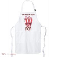 You Make My Heart Pop Funny Popcorn Apron thumb 0