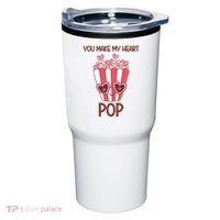 You Make My Heart Pop Funny Popcorn Tumbler thumb 0