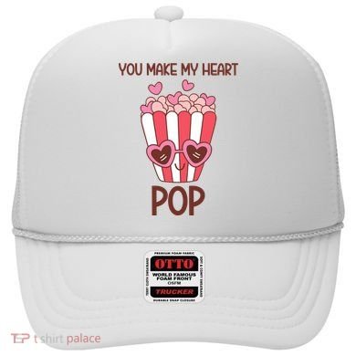 You Make My Heart Pop Funny Popcorn Hat