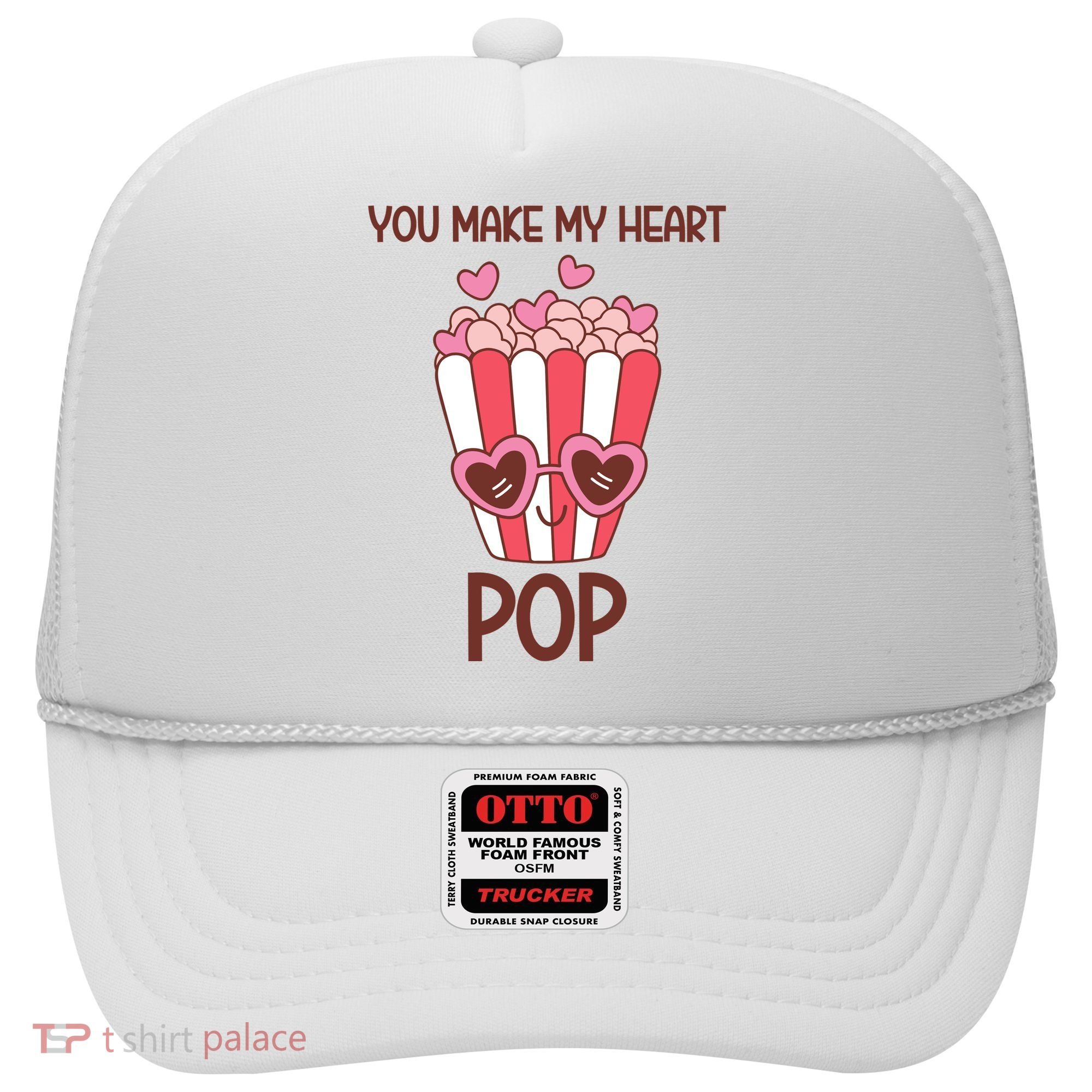 You Make My Heart Pop Funny Popcorn Hat