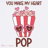 You Make My Heart Pop Funny Popcorn Women's T-Shirt thumb 6