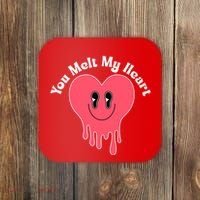 You Melt My Heart Valentines Day Coaster thumb 0