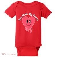 You Melt My Heart Valentines Day Baby Bodysuit thumb 0