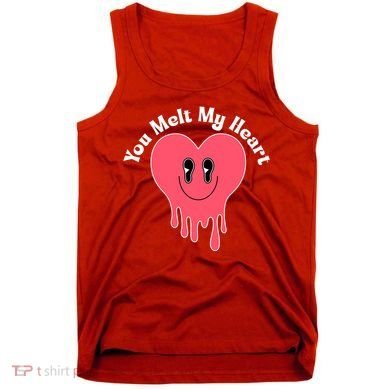 You Melt My Heart Valentines Day Tank Top
