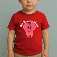 You Melt My Heart Valentines Day Toddler T-Shirt thumb 2