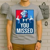 You Missed Middle Finger Donald Trump Usa Patriotic T-Shirt thumb 6
