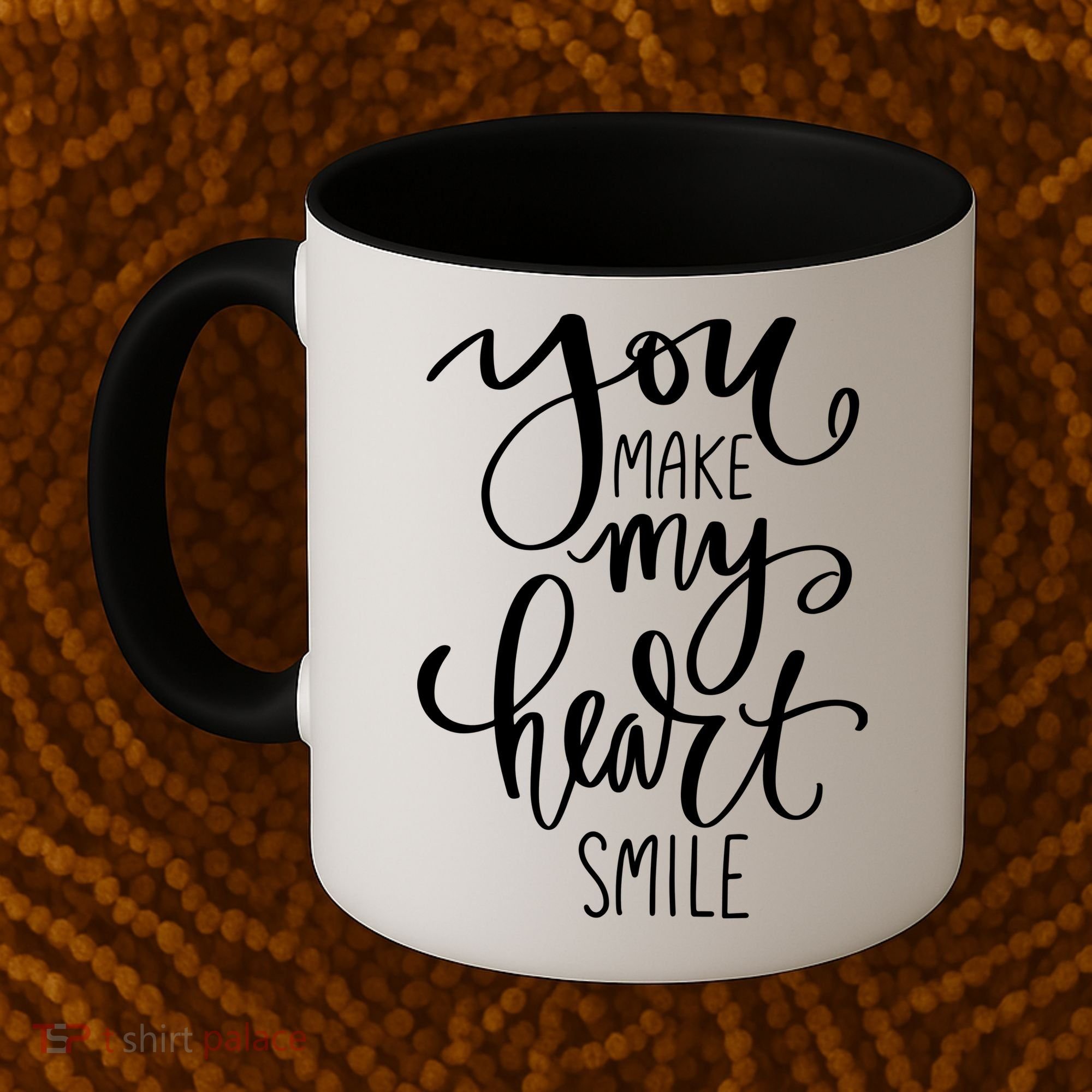 You Make My Heart Smile Cute Gift Coffee Mug