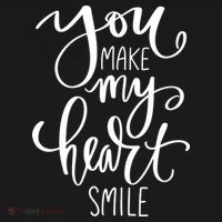 You Make My Heart Smile Cute Gift Women's Hoodie thumb 2