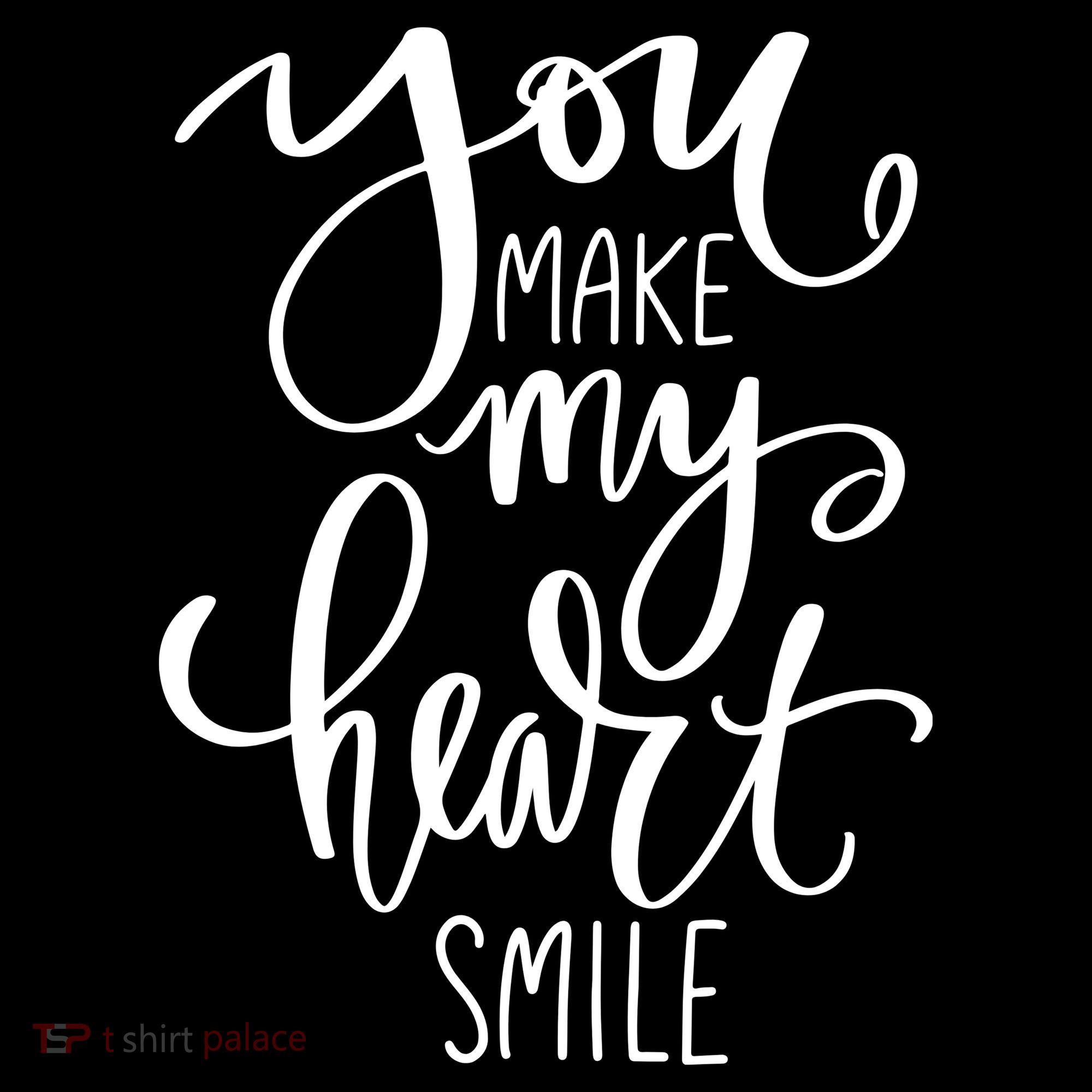 You Make My Heart Smile Cute Gift Women's Hoodie