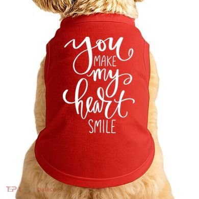 You Make My Heart Smile Cute Gift Doggie Tank