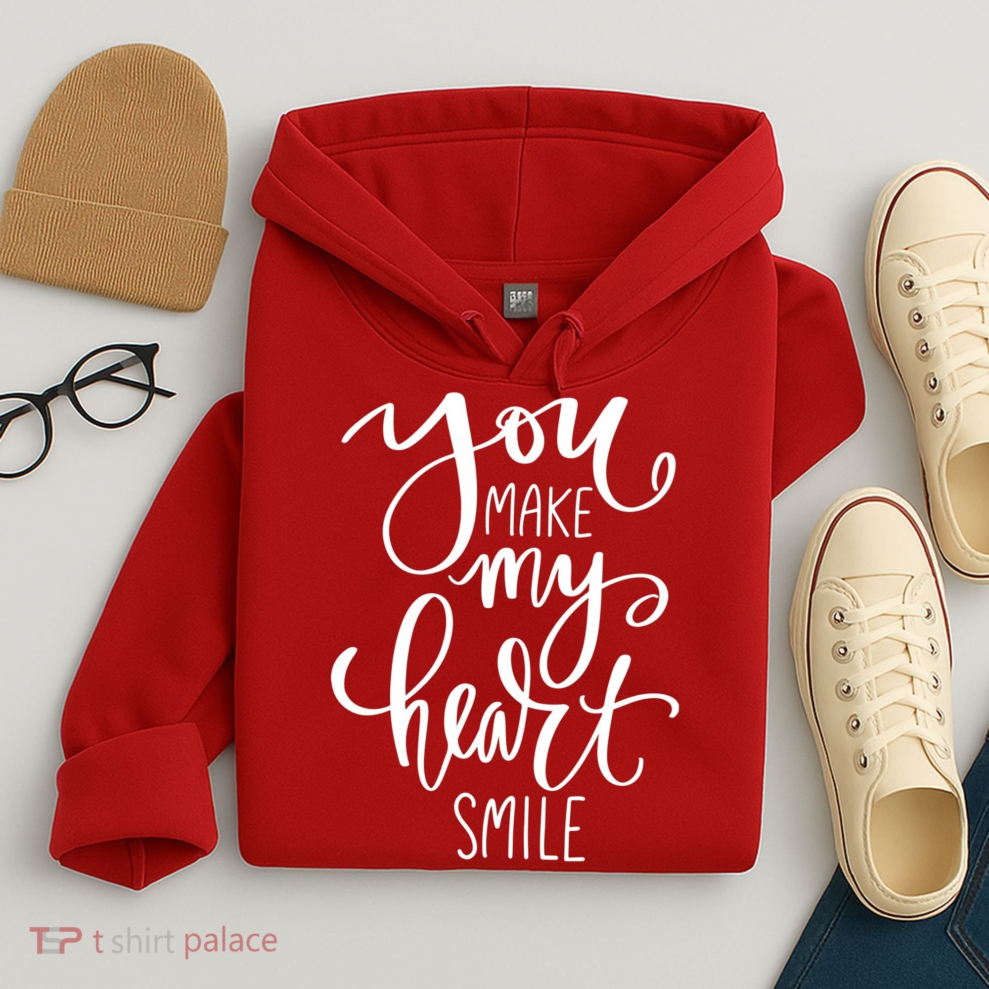 You Make My Heart Smile Cute Gift Hoodie