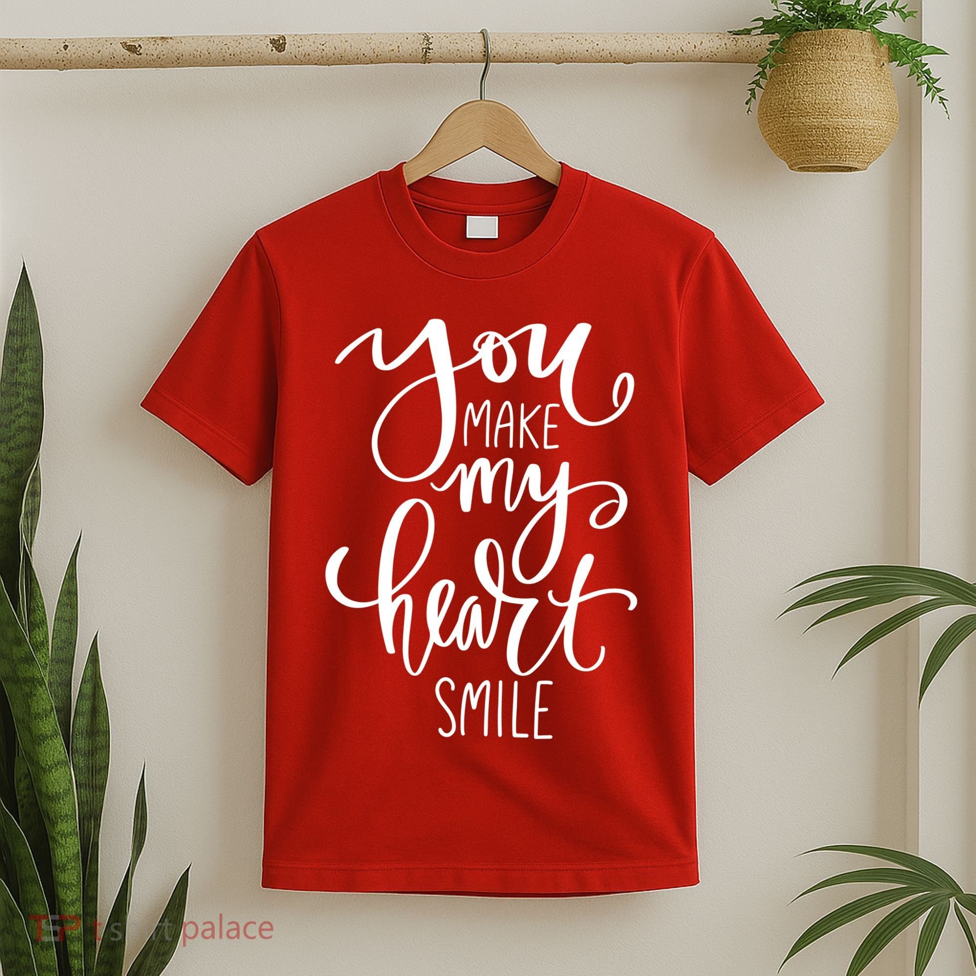 You Make My Heart Smile Cute Gift T-Shirt