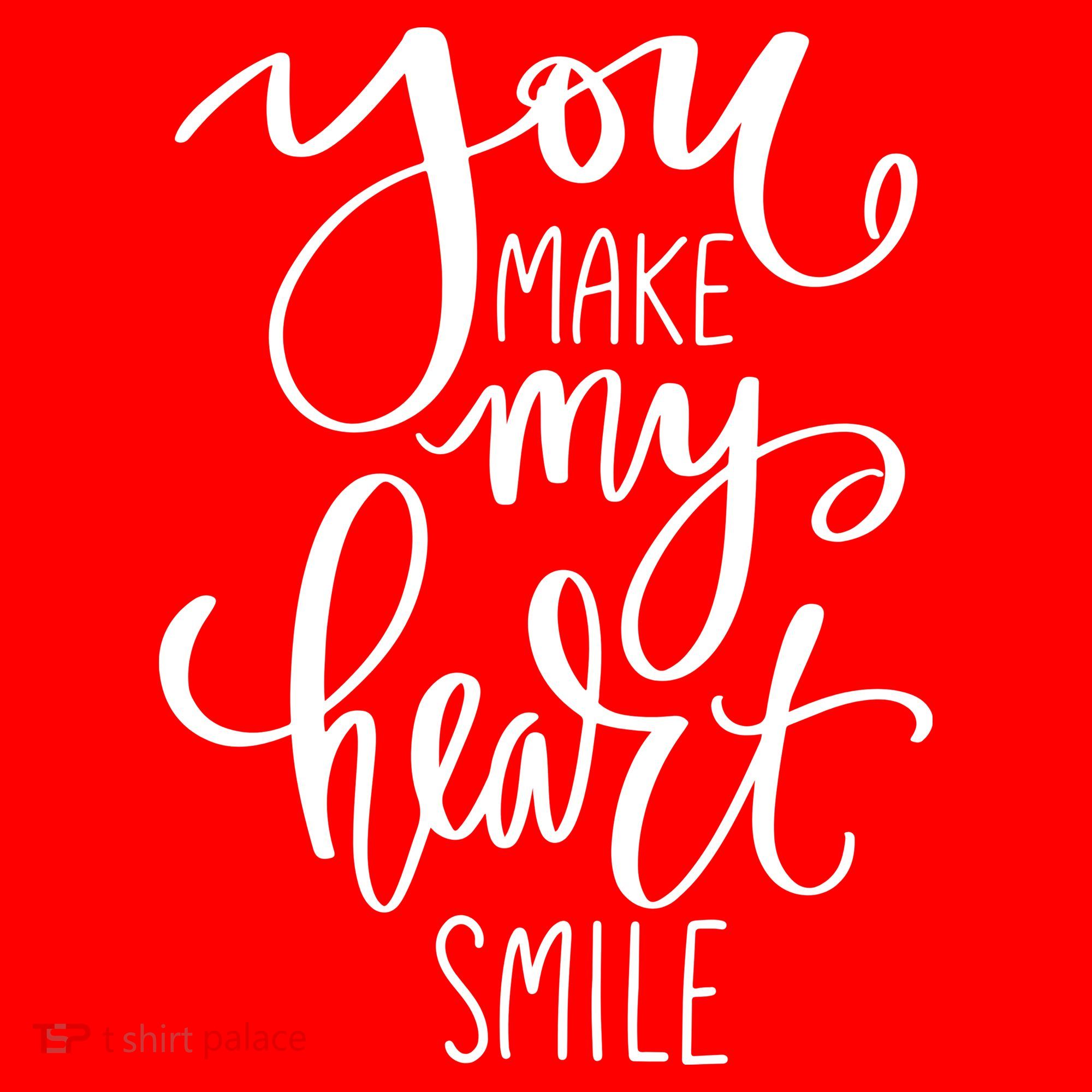 You Make My Heart Smile Cute Gift Mousepad