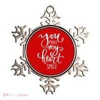 You Make My Heart Smile Cute Gift Ornament thumb 0