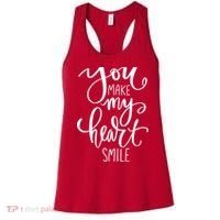 You Make My Heart Smile Cute Gift Women's Tank Top thumb 0